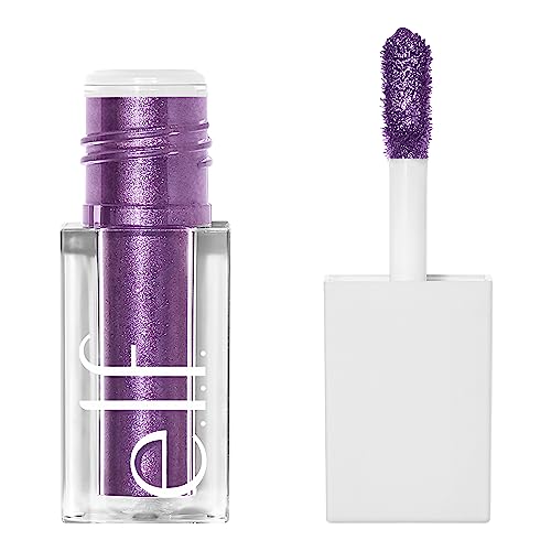 e.l.f. Liquid Metallic Eyeshadow, Gel Formula, High-Impact Multi-Dimensional Finish, One-Swipe Coverage, Supernova, 0.1 Fl Oz (3mL)