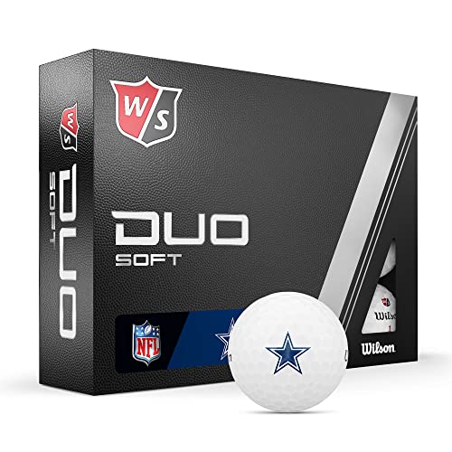 WILSON Staff 2023 Duo Soft NFL Golf Balls - 12 Count(Pack of 1)