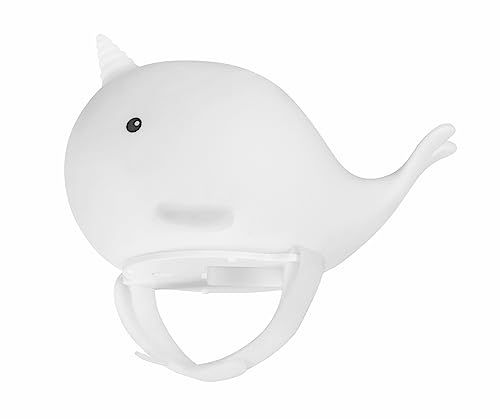 Globe Electric LED Narwhal Rechargeable Silicone Clip-On Kids Night Light