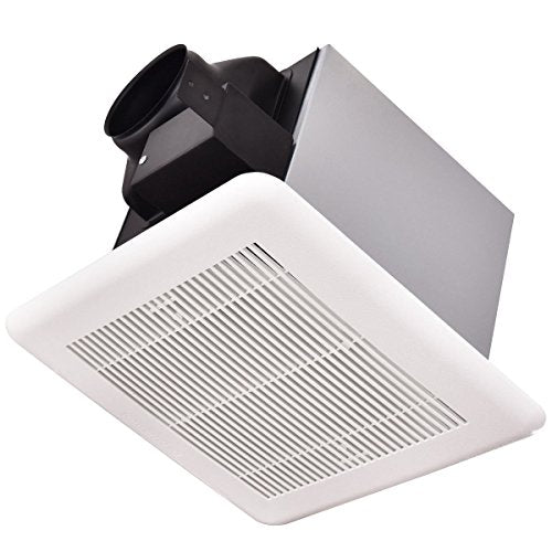 COSTWAY Ceiling Mounted Exhaust Fan for Home Bathroom Air Ventilation White (100 CFM)