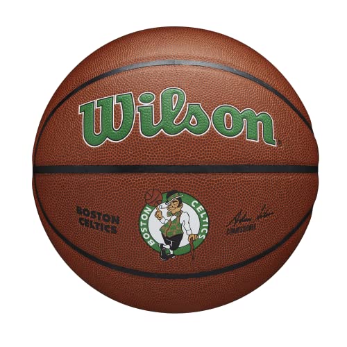 WILSON NBA Team Alliance Basketball - Size 7 - 29.5", Boston Celtics