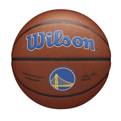 WILSON NBA Team Alliance Basketball - Size 7 - 29.5", Golden State Warriors