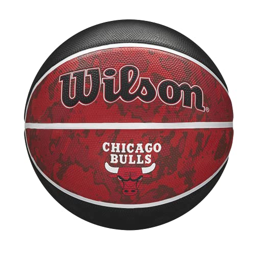 WILSON NBA Team Tiedye Basketball - Size 7 - 29.5", Chicago Bulls