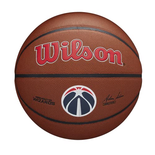 WILSON NBA Team Alliance Basketball - Size 7 - 29.5", Washington Wizards