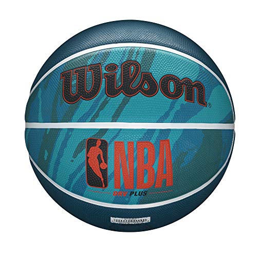 WILSON NBA DRV Series Basketball - DRV Plus, Granite Blue, Size 7 - 29.5"