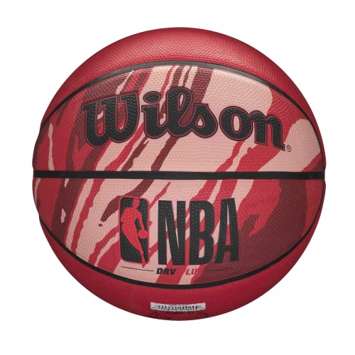 WILSON NBA DRV Series Basketball - DRV Plus, Granite Red, Size 6 - 28.5"