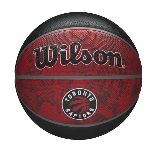 WILSON NBA Team Tiedye Basketball - Size 7 - 29.5", Toronto Raptors