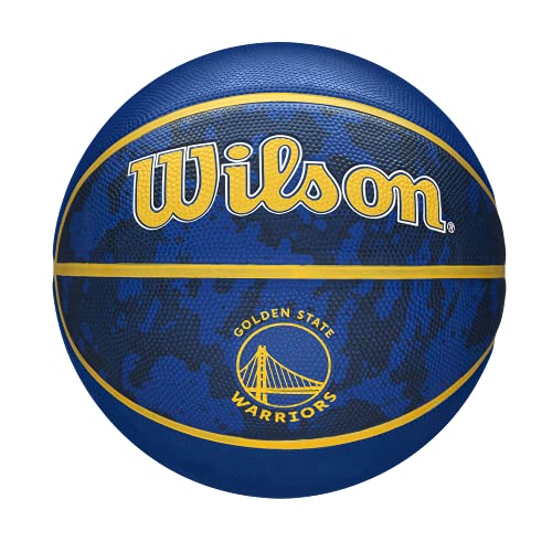 WILSON NBA Team Tiedye Basketball - Size 7 - 29.5", Golden State Warriors