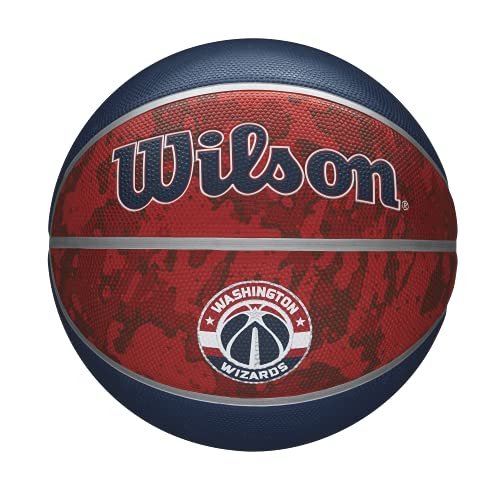 WILSON NBA Team Tiedye Basketball - Size 7 - 29.5", Washington Wizards