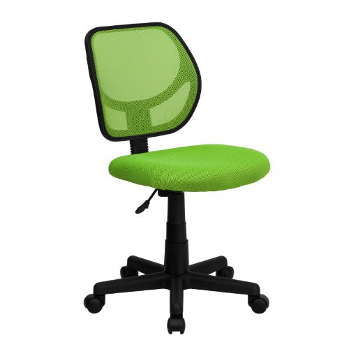 Flash Furniture Neri Low Back Green Mesh Swivel Task Office Chair