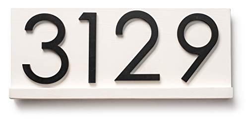 Delmar Modern Address Plaque for Outside, Address Sign, Address Numbers for your Yard, Waterproof, Customize for Addresses with 1 to 5 Numbers