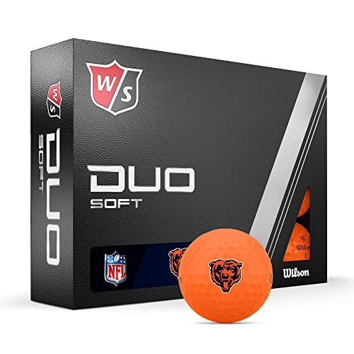 WILSON Staff 2023 Duo Soft NFL Golf Balls - 12 Balls (Pack of 1)