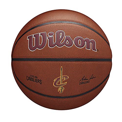 WILSON NBA Team Alliance Basketball - Size 7 - 29.5", Cleveland Cavaliers