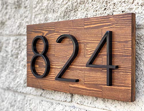 House Number Plaque, Wood Address Numbers, Address Sign, Beach Cottage Sign, House Number Plaque, Outside House Number Plaque, Personalized Wooden Address Sign