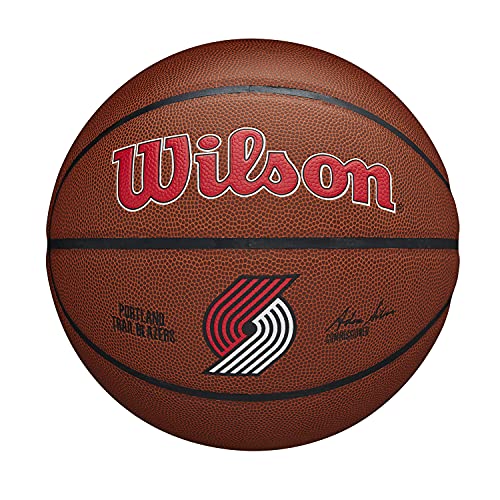 WILSON NBA Team Alliance Basketball - Size 7 - 29.5", Portland Trail Blazers