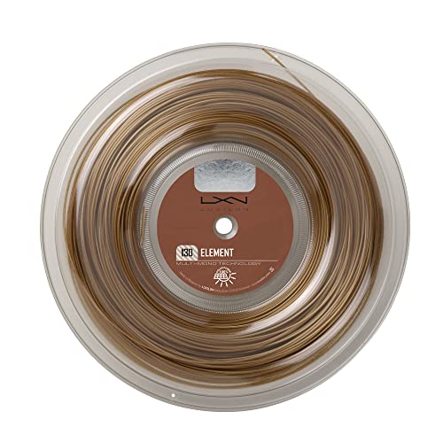 Luxilon Element 125 Tennis String - 200m Reel, Brown