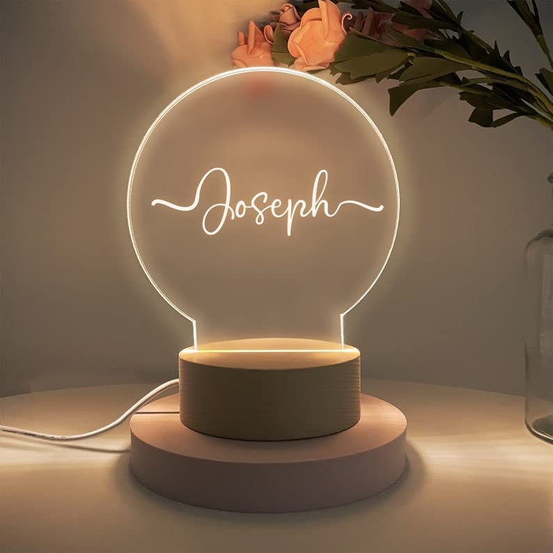 Custom Night Light Personalized Night Light Name Light Children's Night Light Baby Name Sign Lamp