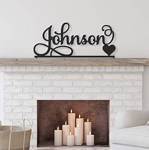 Custom Name sign - Decorative Surname Name Sign - Personalized Name Sign - Last Name