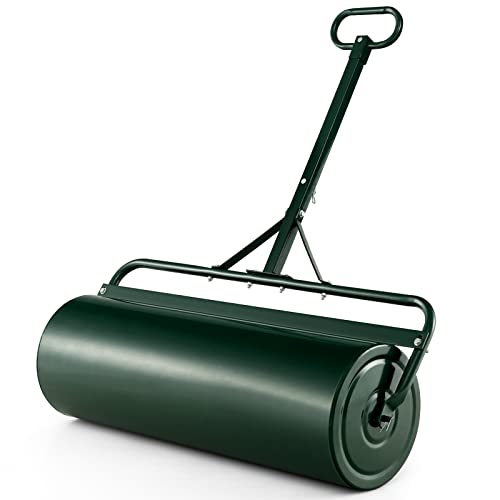 COSTWAY Lawn Roller Push/Tow Behind a Tractor Sod Drum Roller for Garden Yard Park Farm