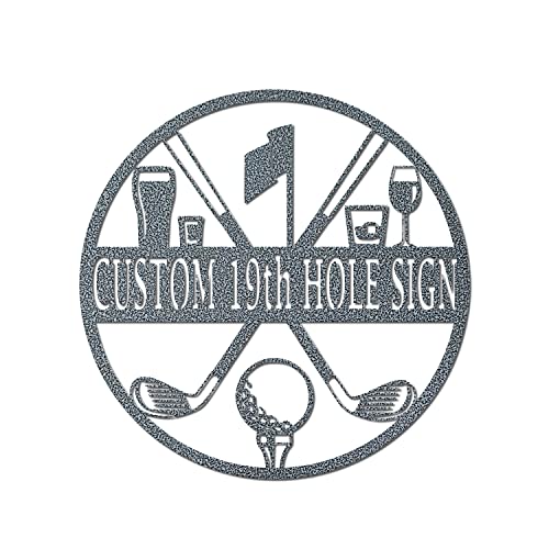 19th Hole Custom Golf Sign