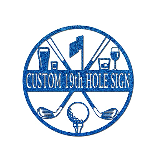 19th Hole Custom Golf Sign