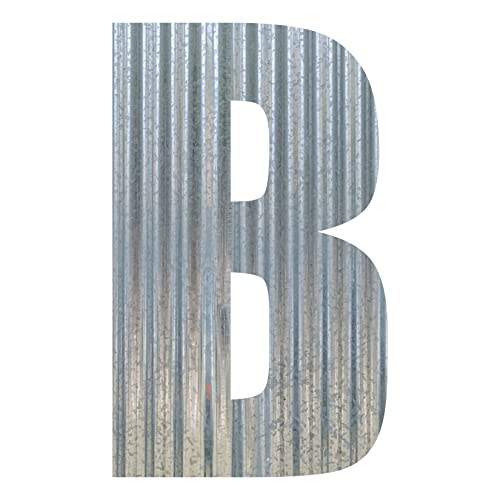 Corrugated Metal Letter (6 Inch, B)