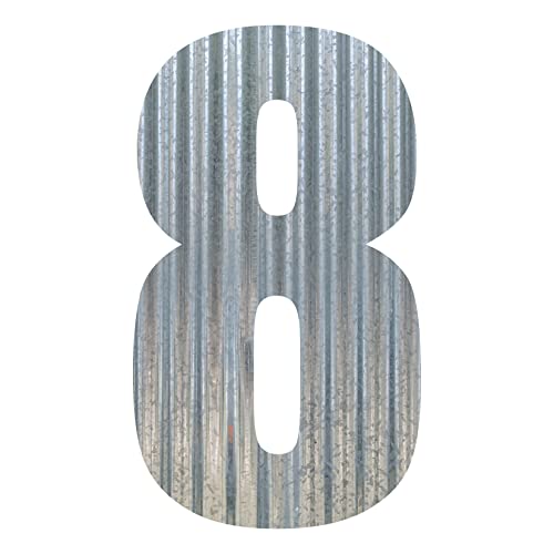 Corrugated Metal Letter (12 Inch, 8)