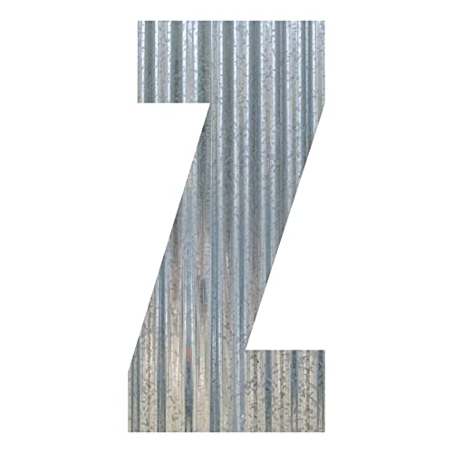 Corrugated Metal Letter (6 Inch, Z)