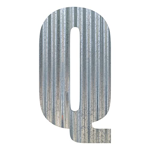 Corrugated Metal Letter (24 Inch, Q)