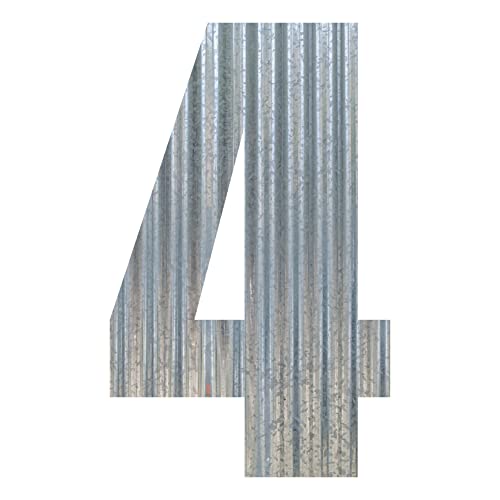 Corrugated Metal Letter (20 Inch, 4)