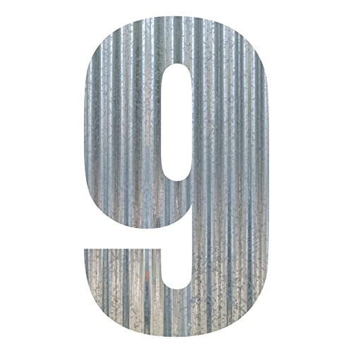 Corrugated Metal Letter (18 Inch, 9)