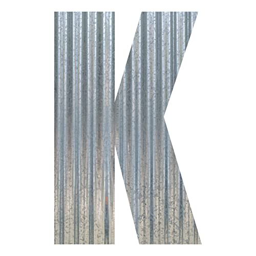 Corrugated Metal Letter (20 Inch, K)