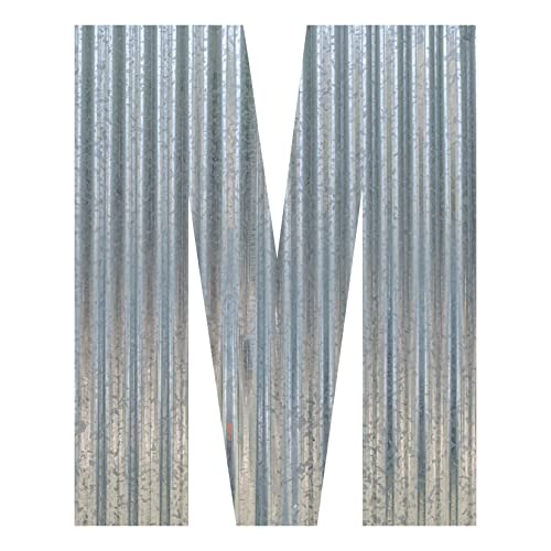 Corrugated Metal Letter (24 Inch, M)