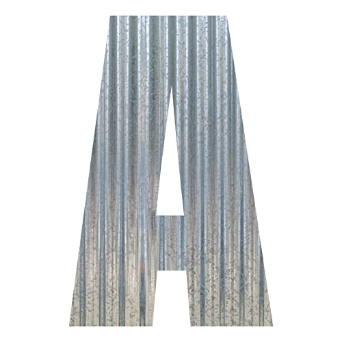 Corrugated Metal Letter (9 Inch, A)