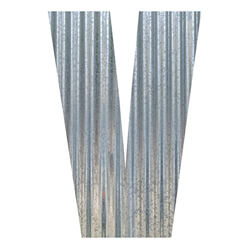 Corrugated Metal Letter (12 Inch, V)