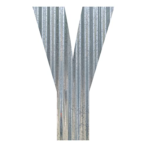 Corrugated Metal Letter (24 Inch, Y)