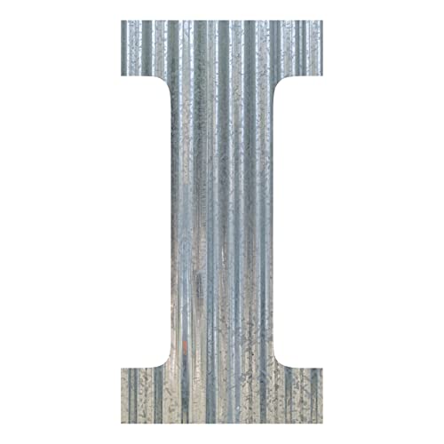 Corrugated Metal Letter (18 Inch, I)