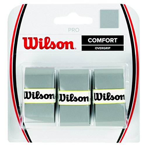 WILSON Pro Overgrip Comfort - 3 Pack (Silver)