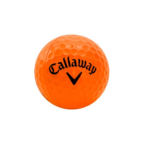 Callaway HX 9-Pack Practice Ball, Orange