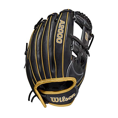 "WILSON A2000 Fastpitch 1175 - Right Hand Throw,11.75"",Black", large