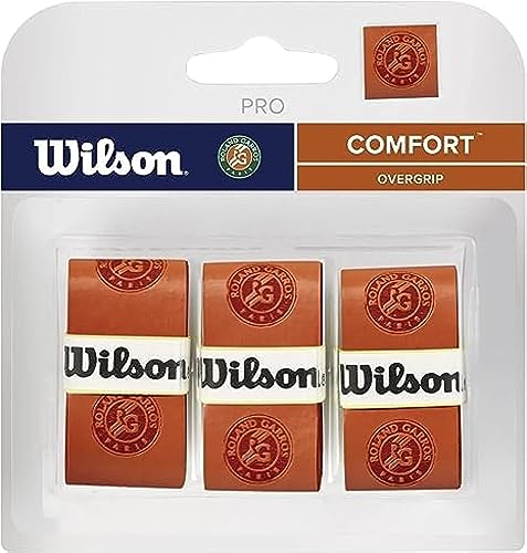 WILSON Pro Overgrip Comfort - 3 Pack - Roland Garros Clay