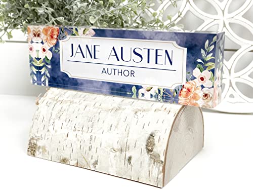 Personalized Name Plate for Your Desk or Office (Jane Austen)