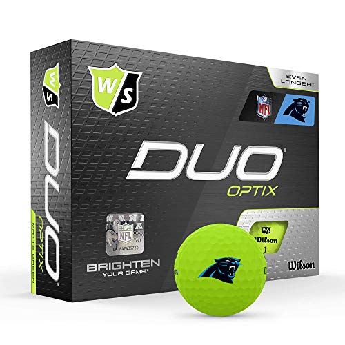 Wilson Duo Soft NFL Golf Balls (1 Dozen)-Carolina,Green