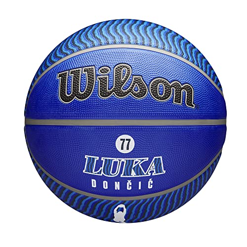 WILSON NBA Player Icon Mini Basketball - Luka Doncic, Mini Size