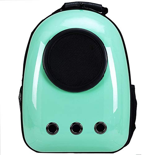 Costway Breathable Astronaut Capsule Pet Cat Puppy Travel Bag Space Backpack Carrier Bag Green Only by eight24hours