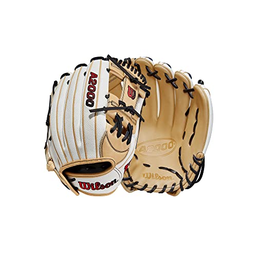 Wilson 2023 A2000® H12SS Fastpitch Glove - 12", Right Hand Throw, Infield, White/Blonde