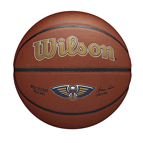 WILSON NBA Team Alliance Basketball - Size 7 - 29.5", New Orleans Pelicans