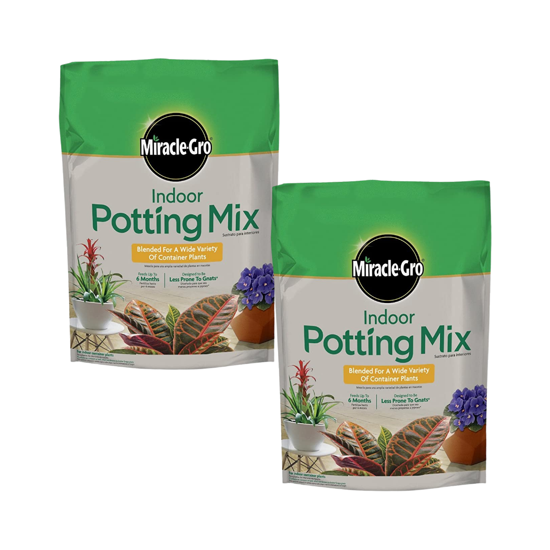 Miracle-Gro Indoor Potting Mix, 6 qt. - Blended For A Wide Variety Of Container Plants