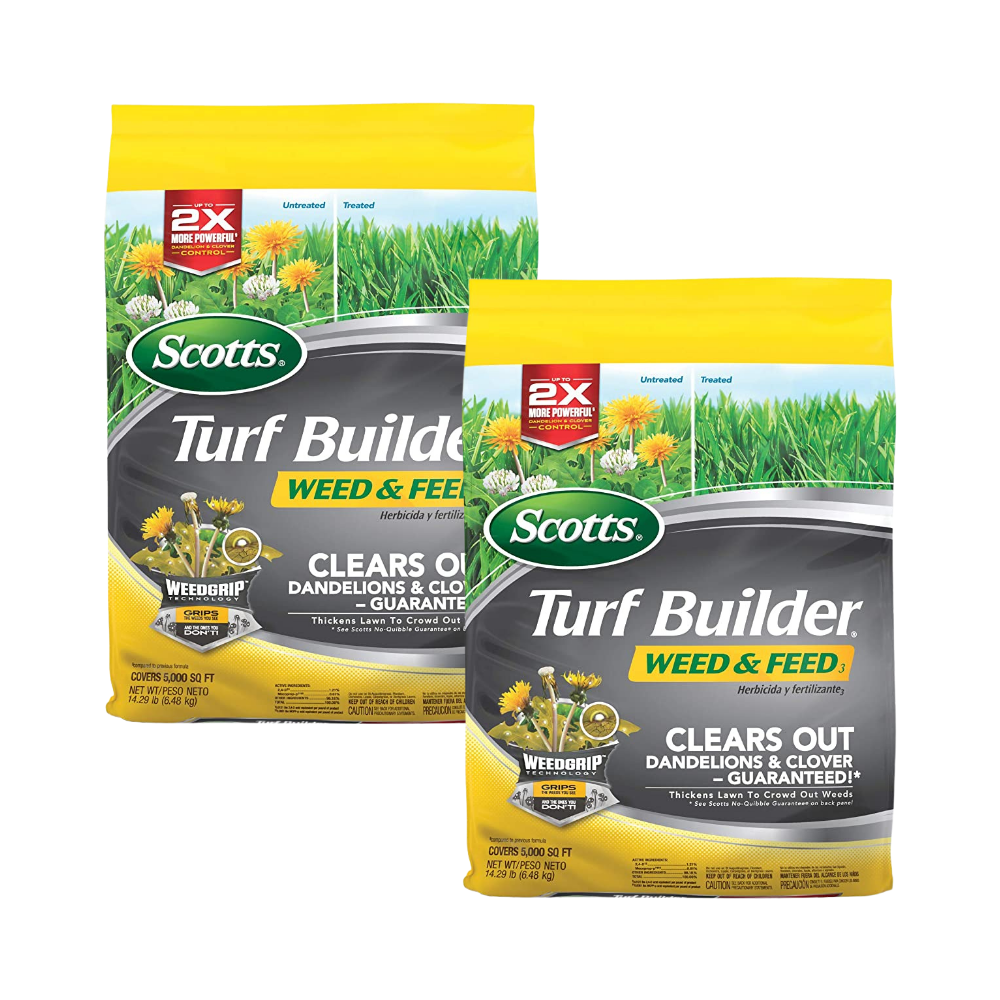 Scotts Turf Builder Weed and Feed 3, covers 5000 Sq. Ft., 14.29 lbs. (6.48 Kg)