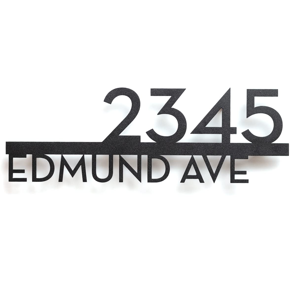 304 Stainless Steel Custom Address Sign For House Street, Address Sign Plaque for Outside, Modern House Numbers(24")